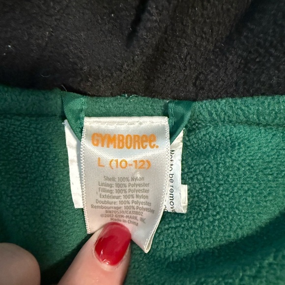 Gymboree Silver Puffer Vest and Green Puffer Hooded Vest - Picture 5 of 8